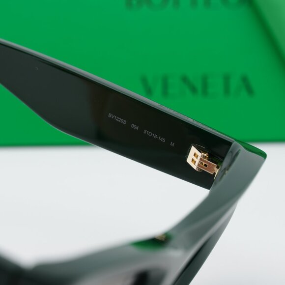 Bottega Veneta BV1220S 004 Cat Eye Sunglasses - Green - Picture 7 of 10
